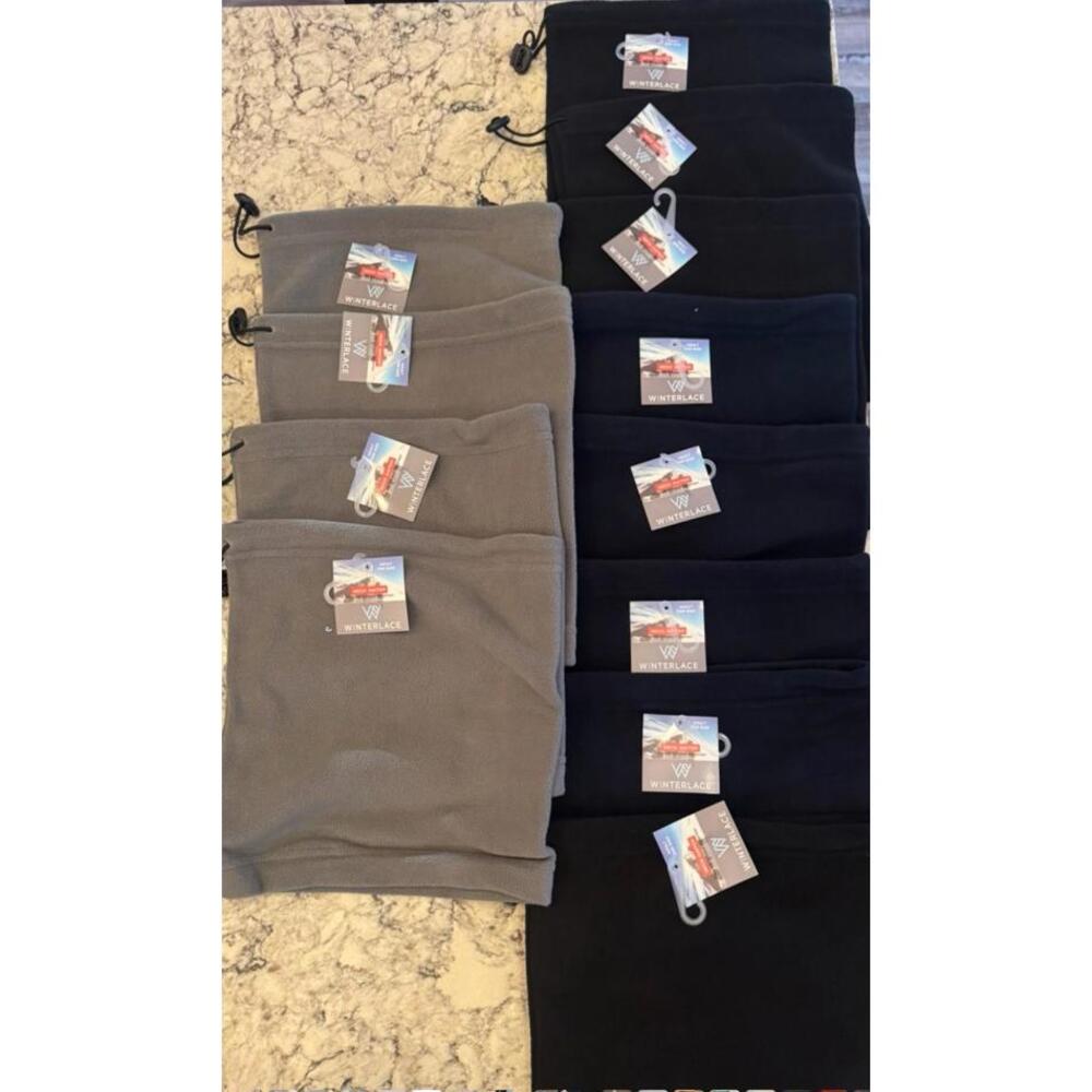 Winter Lace Neck Gaiter Thermal Mens Womens